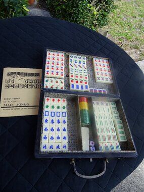 Chinese Mini Mah-Jongg Set Game of Four Winds Mahjong
